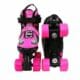 Patins Quad Infantil Traxart Flash - 54mm Abec-7 - Rosa