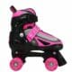 Patins Quad Infantil Traxart Flash - 54mm Abec-7 - Rosa