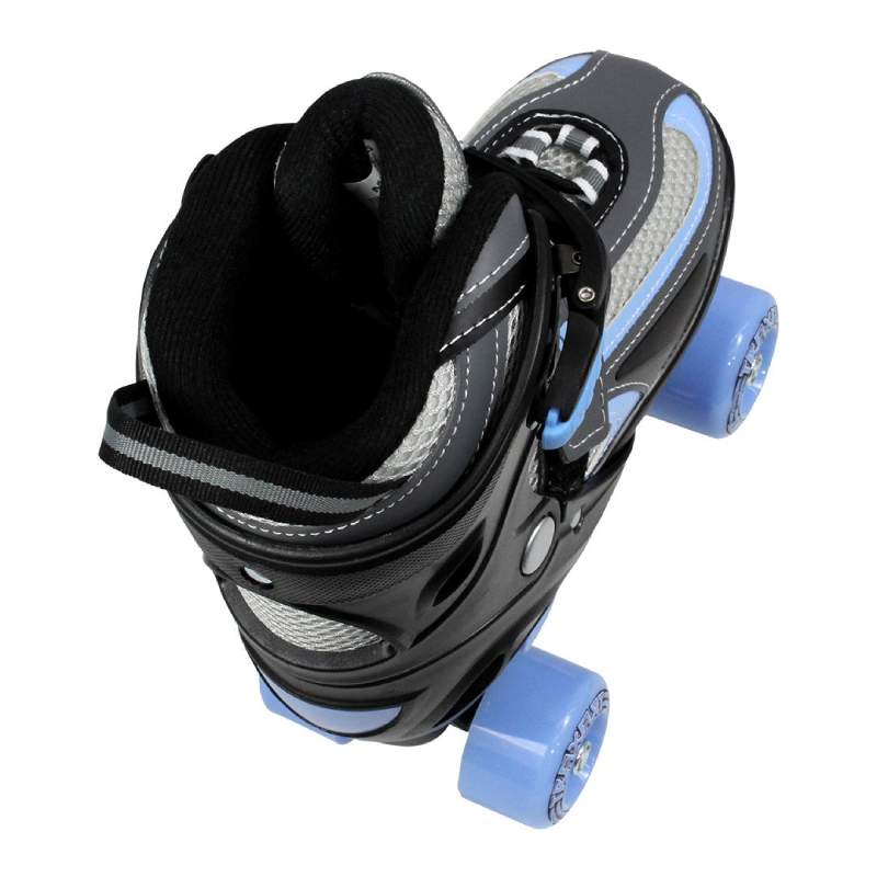 Patins Quad Infantil Traxart Flash - 54mm Abec-7 - Azul