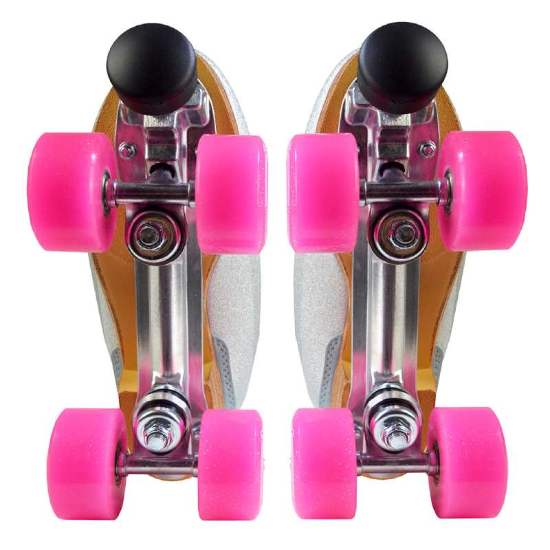 Patins Quad Traxart Brilliant Prata - 58mmx32mm Abec -5