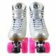 Patins Quad Traxart Brilliant Prata - 58mmx32mm Abec -5