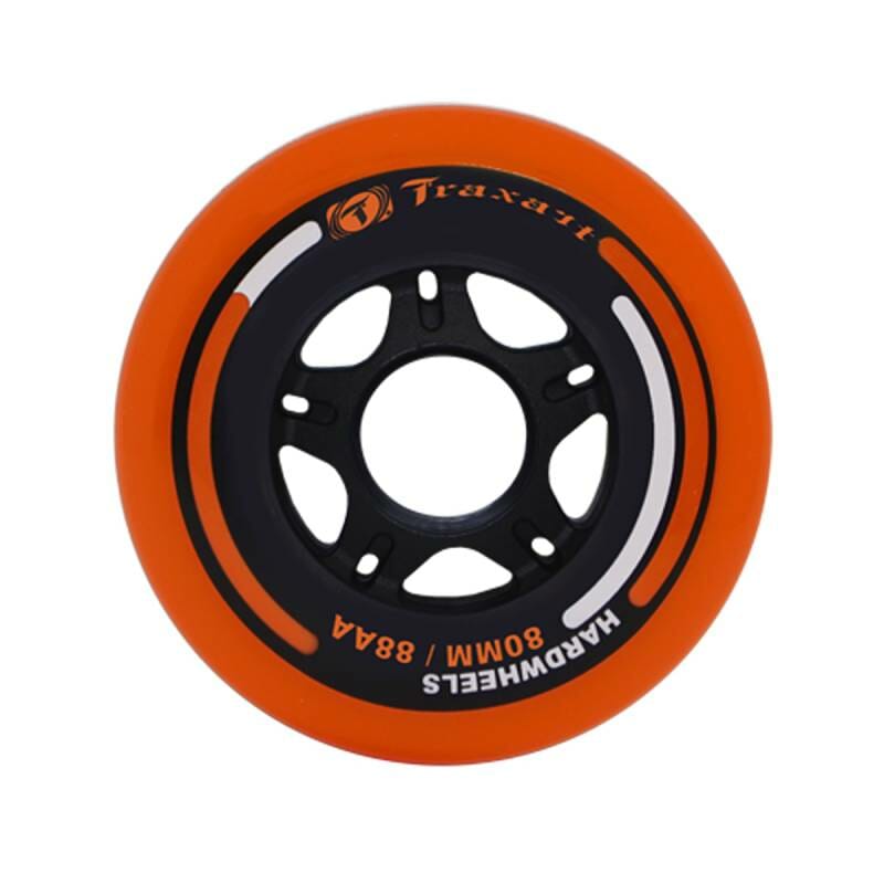 Jogo Rodas Inline Fitness Traxart Hardwheels - 80mm/88A