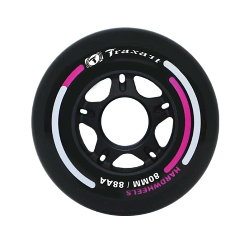 Jogo Rodas Inline Fitness Traxart Hardwheels - 80mm/88A