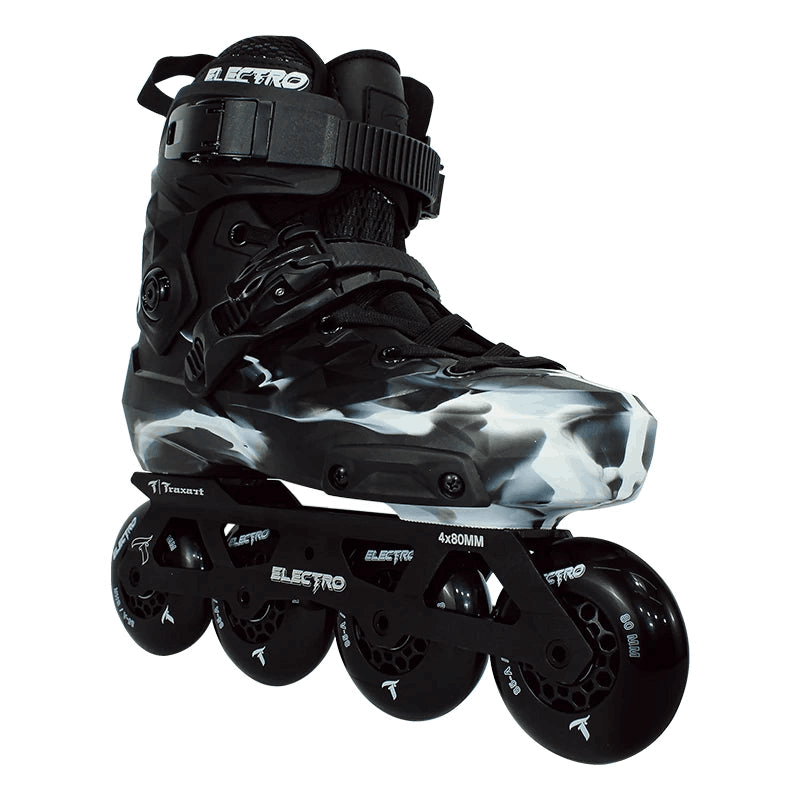 Patins Inline Freestyle Traxart Electro - 80MM Abec-9 Cromo